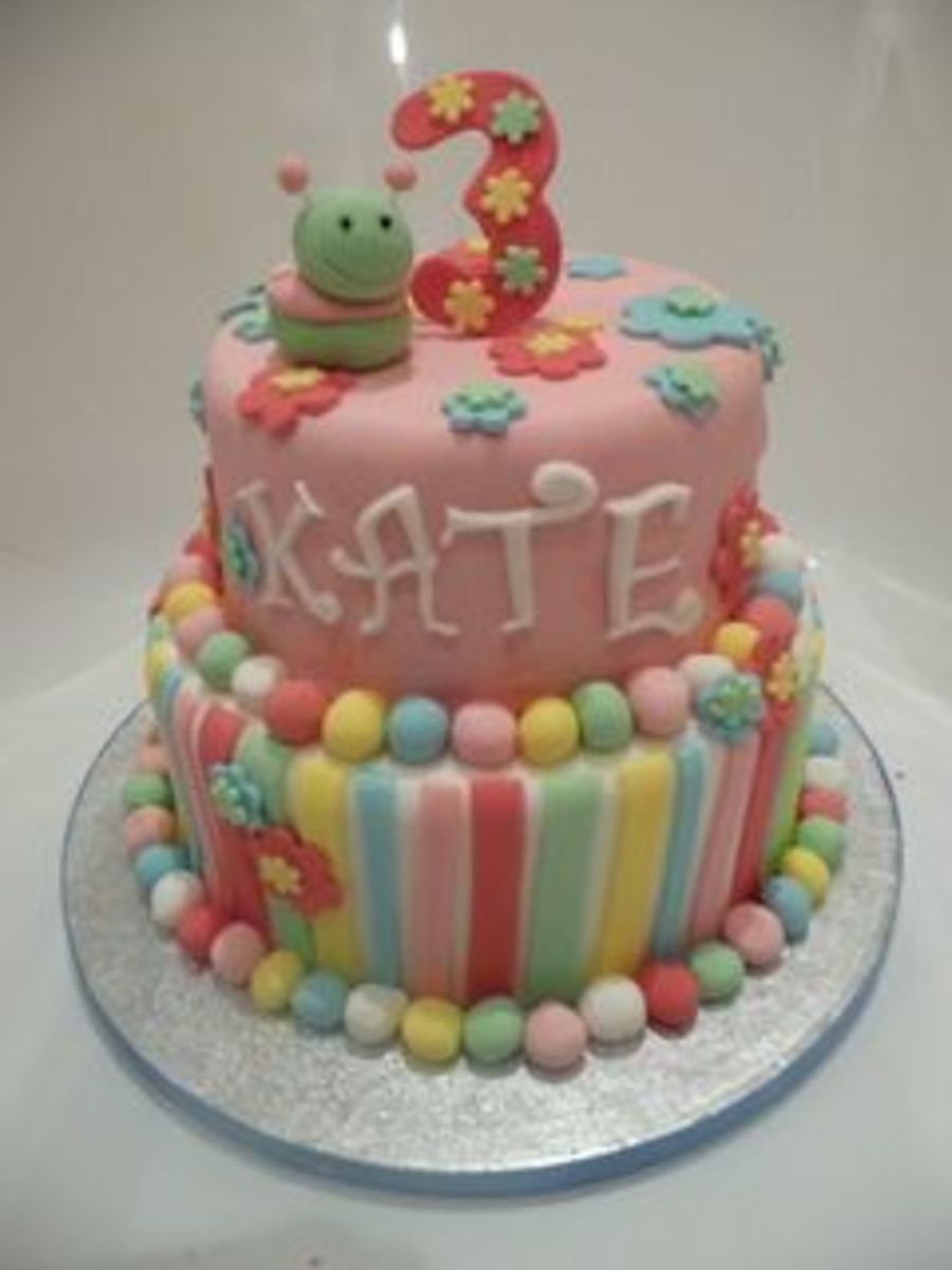 3 Year Old Girl Birthday Cake