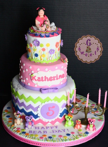 5 Year Old Girl Birthday Cake Ideas