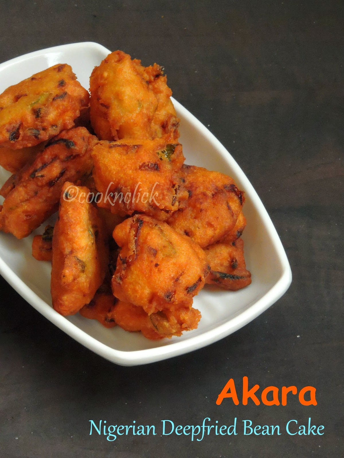 Akara Bean Cake Fried