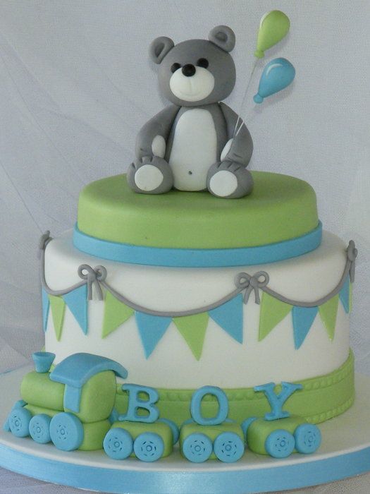 Baby Boy Shower Cake