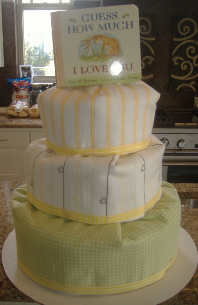 Baby Receiving Blanket Diaper Cake