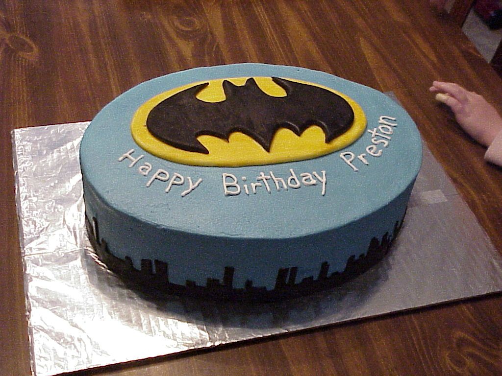 Batman Birthday Cake