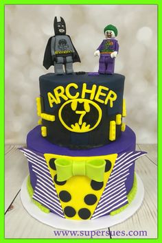 Batman vs Joker Birthday Cake