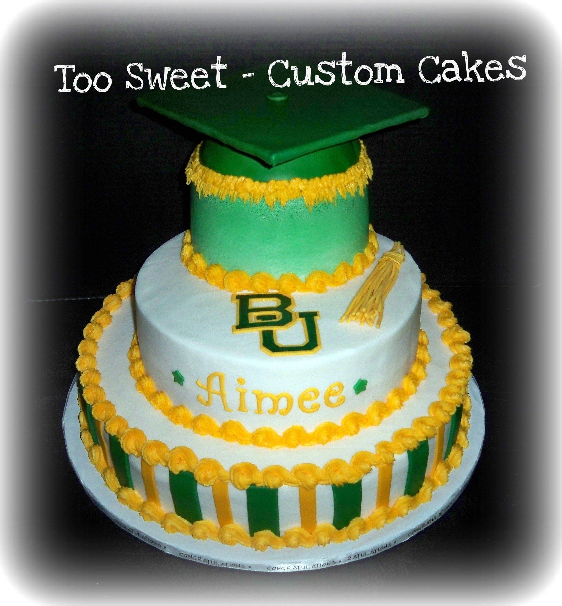 Baylor Graduation Cake