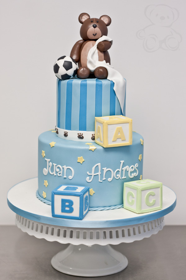 Bear Baby Shower Cake