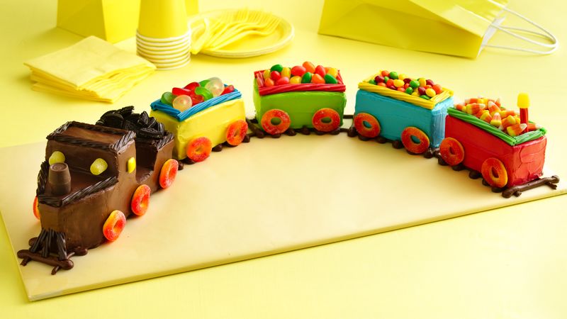 Betty Crocker Train Cake