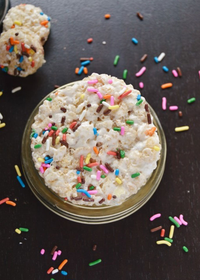 Birthday Rice Krispie Treats