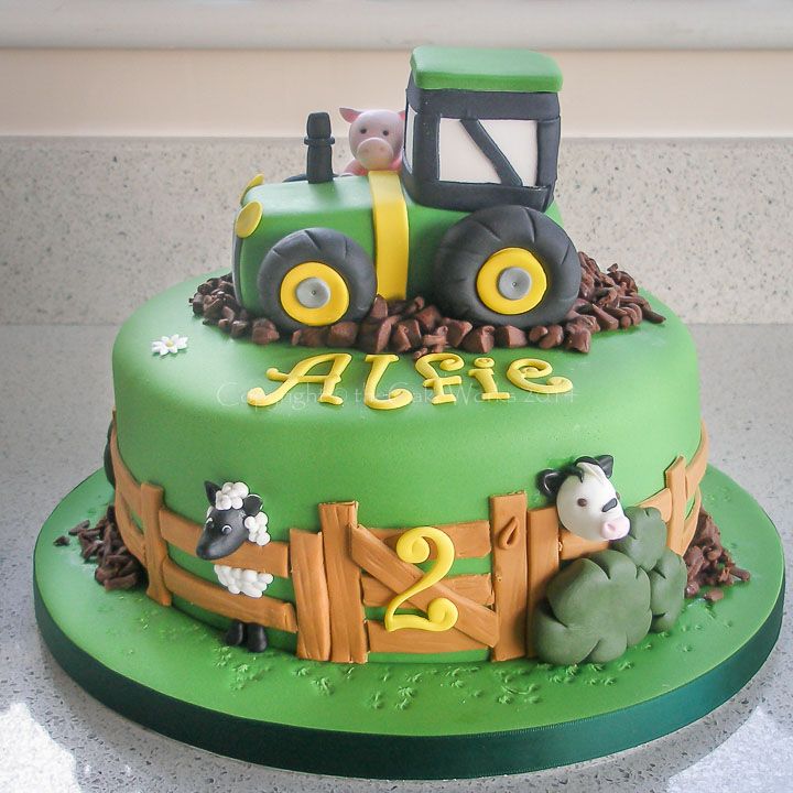 Boys Farm Birthday Cake Ideas