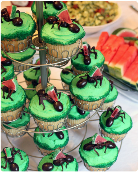 Bug Birthday Party Cake