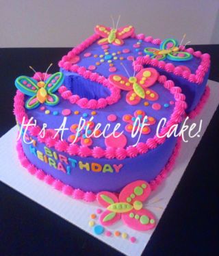 Butterfly Birthday Cake