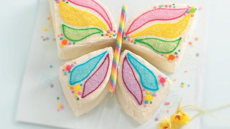 Butterfly Birthday Cake