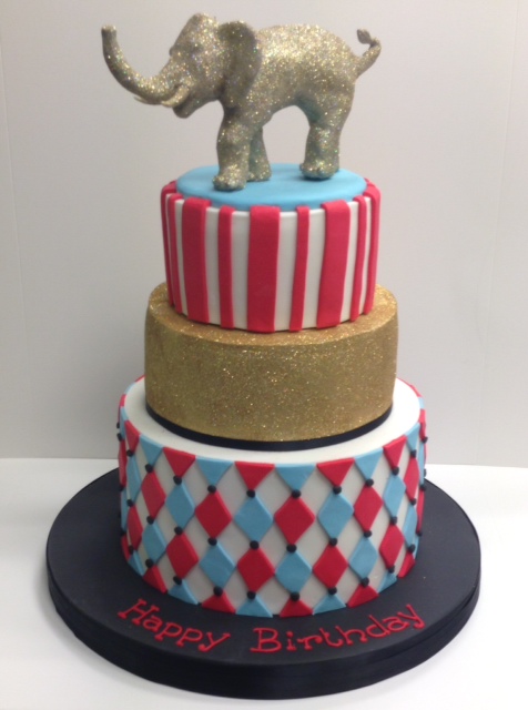 Circus Birthday Cake