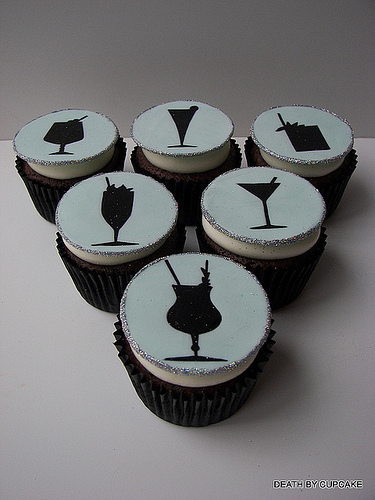 Cocktail Cupcake Toppers