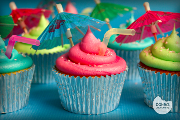 Cocktail-Themed Cupcakes