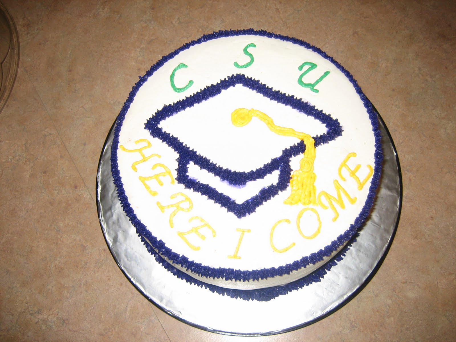 Colorado State University Graduation Cake