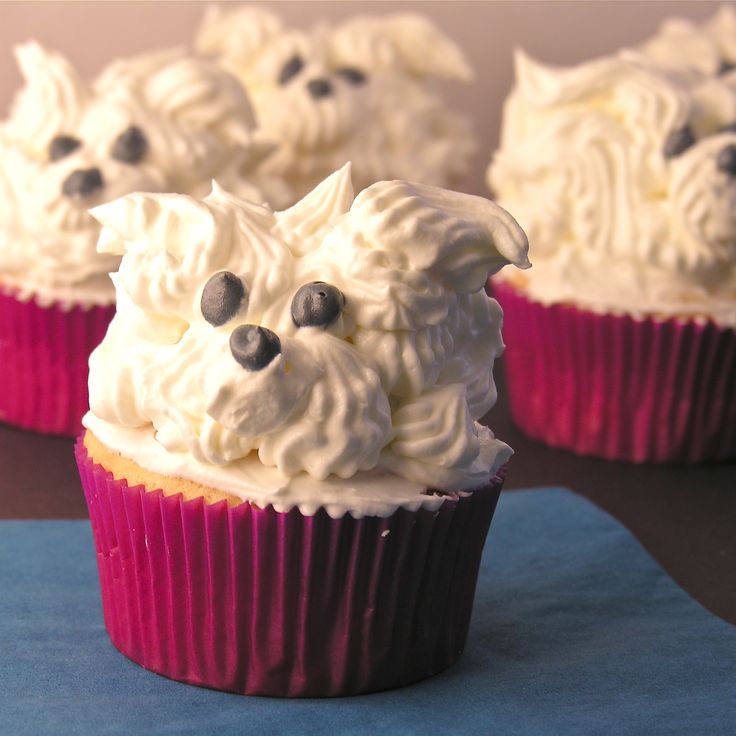 Cupcakes That Look Like Dogs