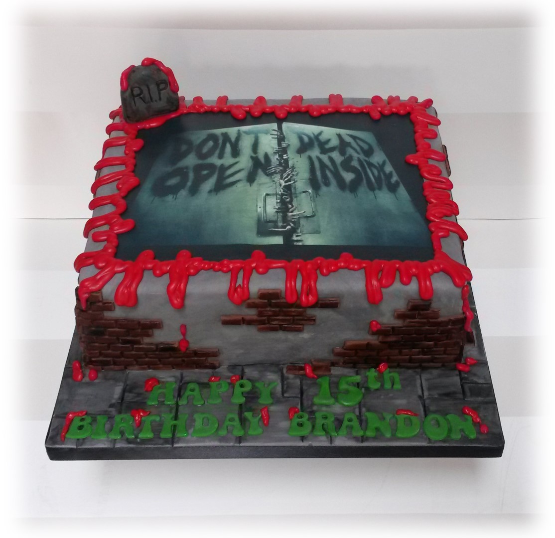 Dawn of the Dead Birthday Cake