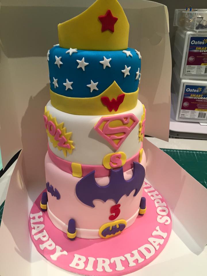 DC Super Hero Girls Birthday Cake