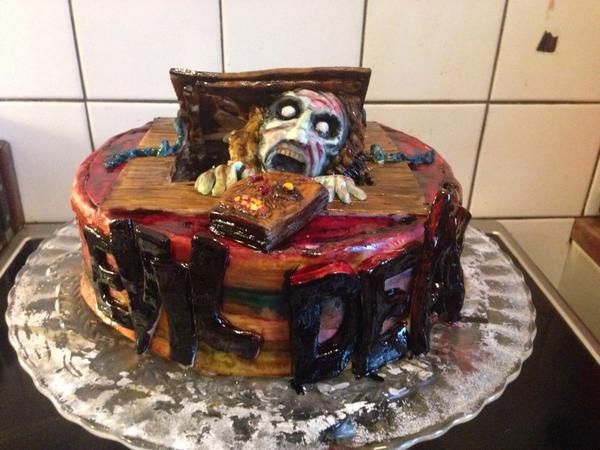 Evil Dead Birthday Cake