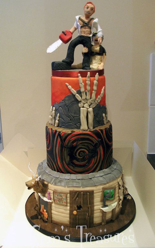 Evil Dead Wedding Cake