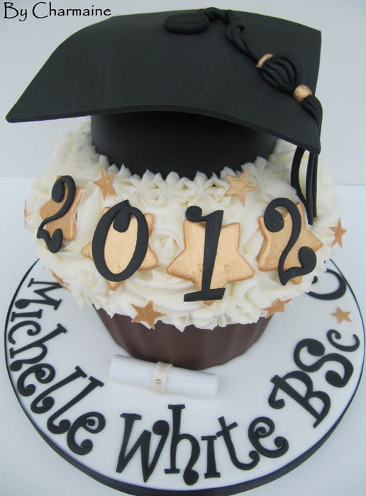 Giant Cupcake Graduation Cakes