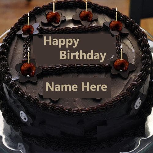 Happy Birthday Cake with Name