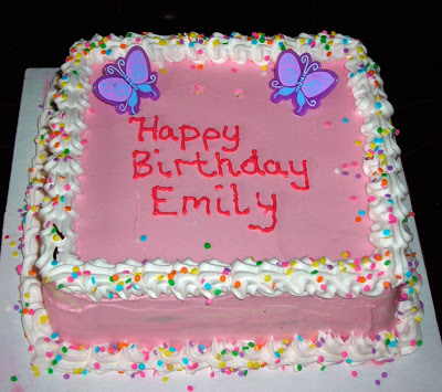 Happy Birthday Emily Cake