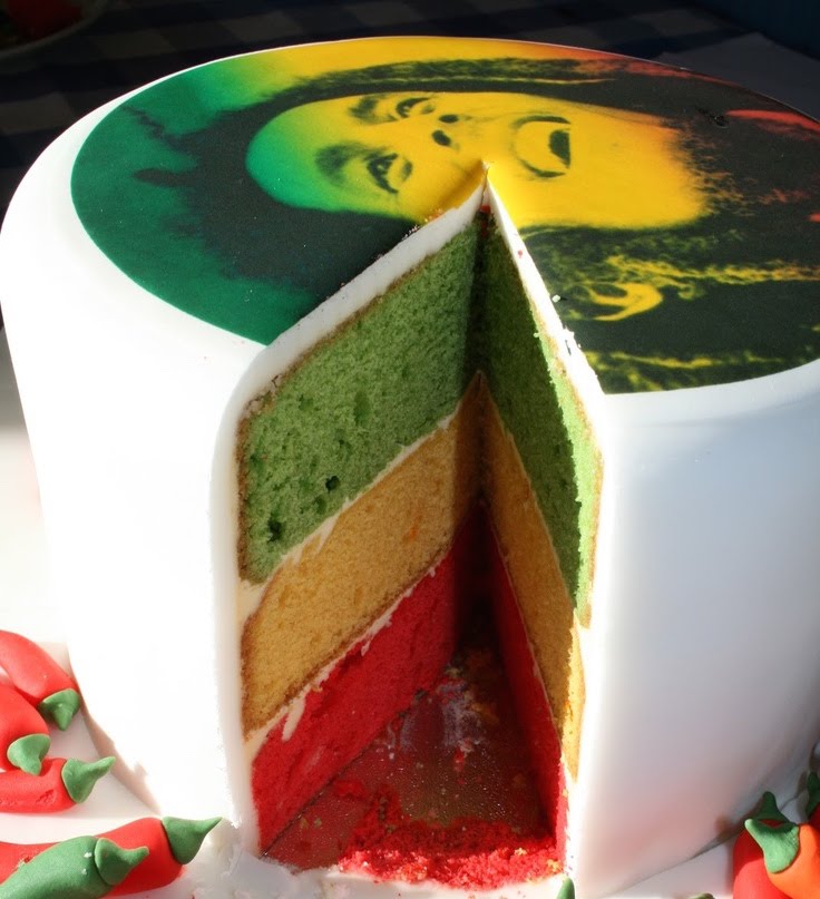 Happy Birthday Rasta Cake