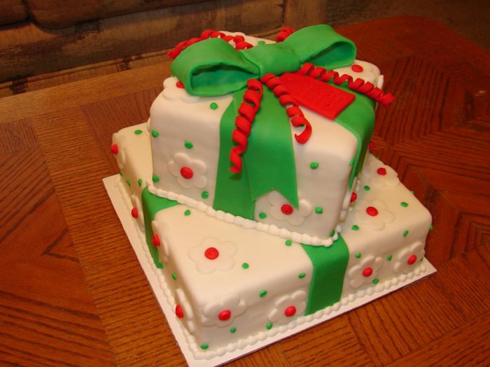 Happy Christmas Birthday Cakes