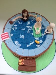 Hot Tub Cake