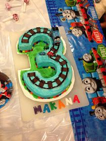 How to Make Thomas the Train Birthday Cake