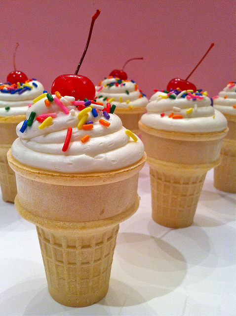 Ice Cream Cone Cupcakes