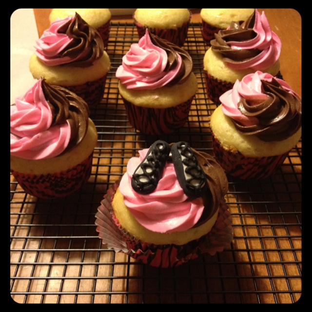 Irish Dance Shoe Cupcake