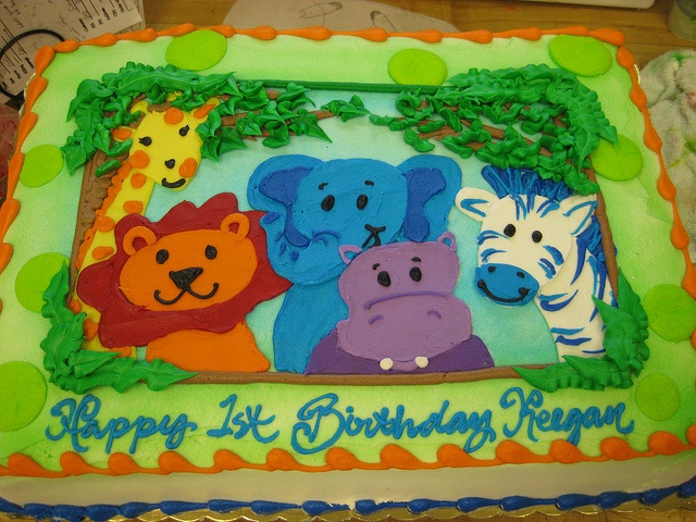 Jungle Safari Birthday Cake