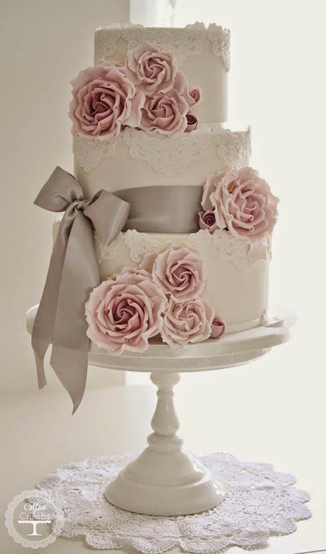 Lace Wedding Cake