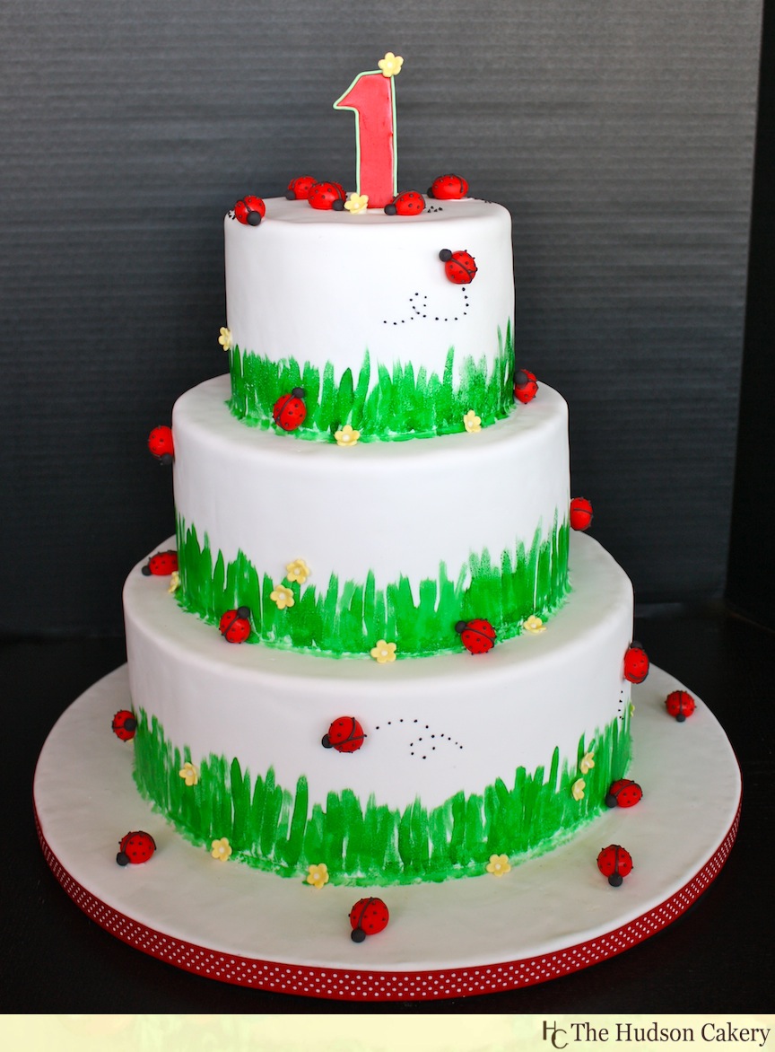 Ladybug Birthday Cake