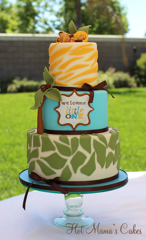 Lion King Baby Shower Cake