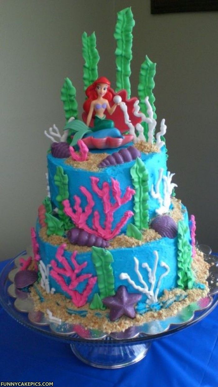 Little Mermaid Birthday Cake