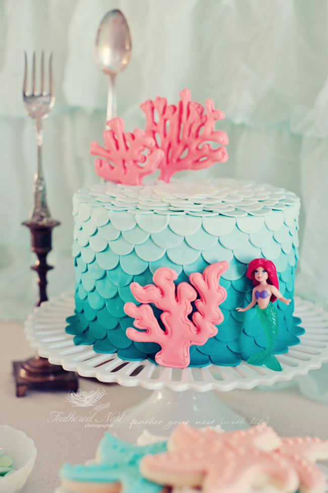 Little Mermaid Birthday Cake