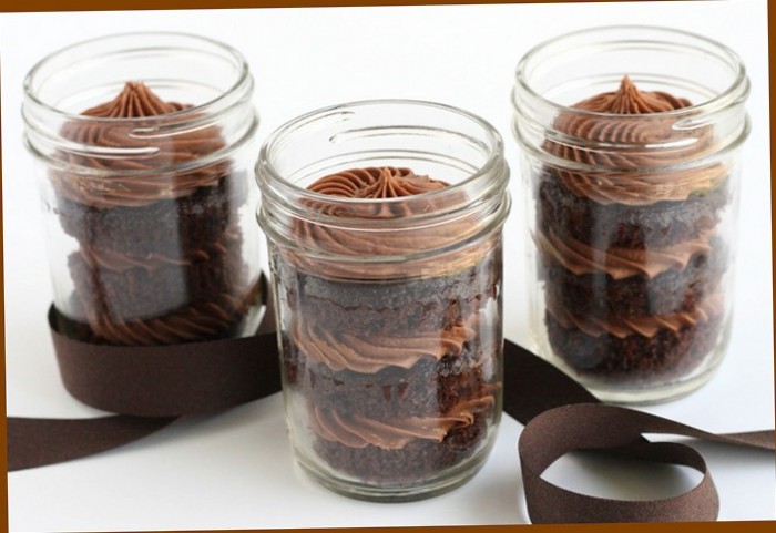 Mason Jar Recipes Chocolate Molten Cake