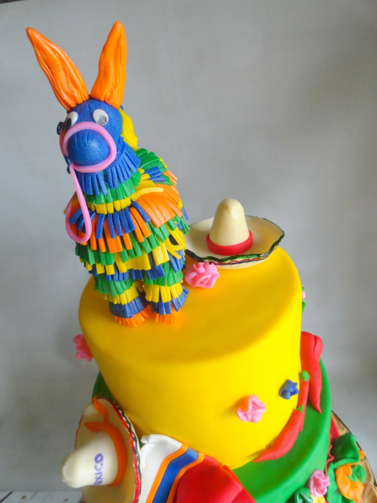 Mexican Fiesta Theme Cake