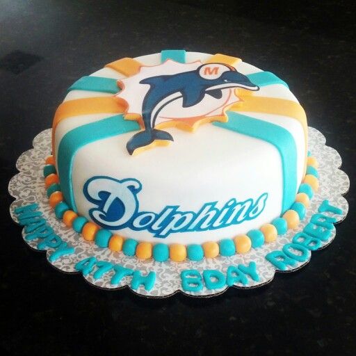 Miami Dolphins Cake