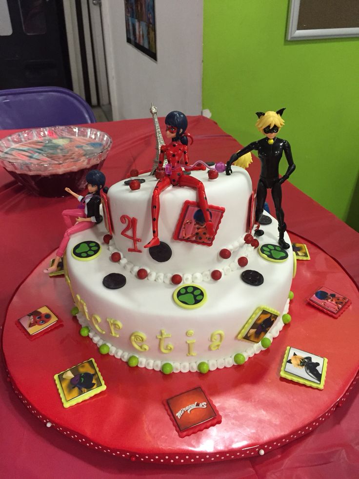 Miraculous Ladybug Birthday Cake