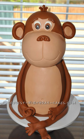 6 Photos of Cool Monkey Birthday Cakes