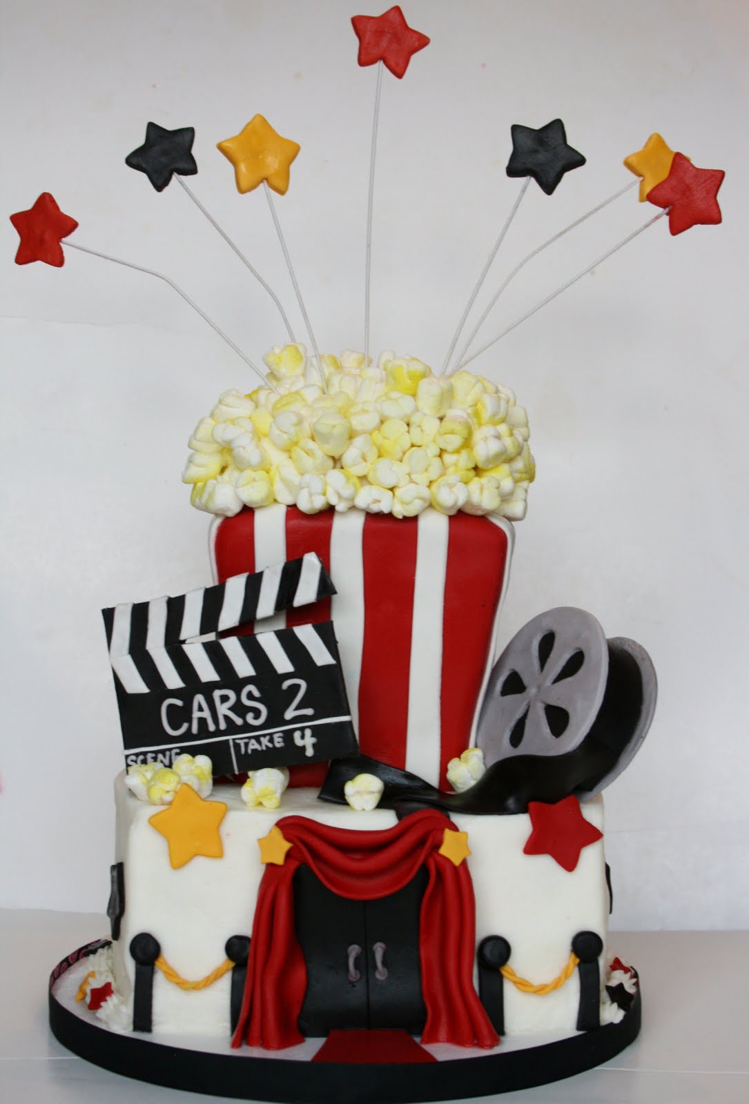 Movie Night Birthday Cake