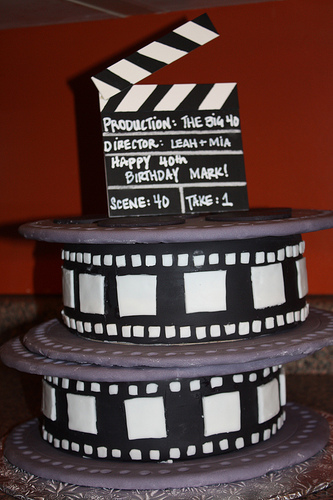Movie Reel Birthday Cake