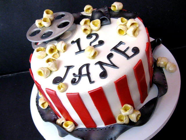 Movie Themed Birthday Cake