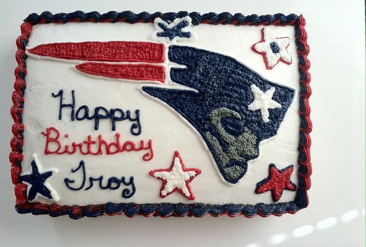 New England Patriots Cake