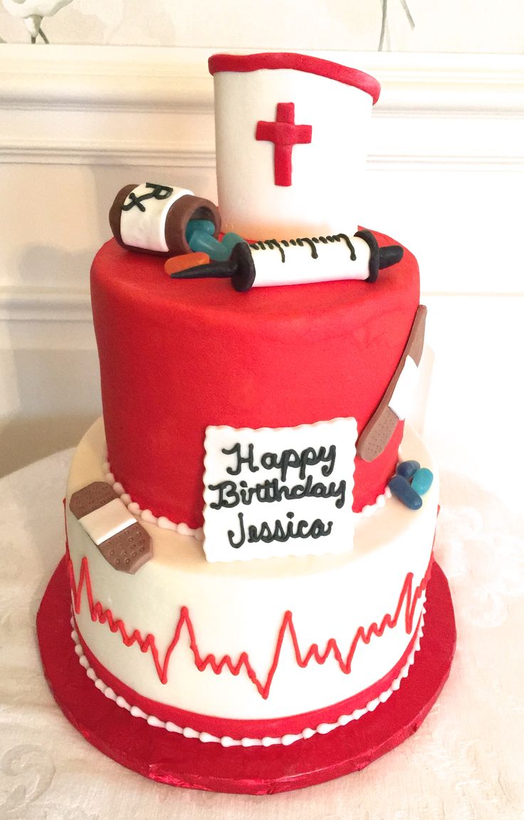 Nurse Birthday Cake