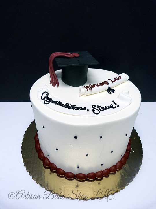 Personalized Graduation Cake